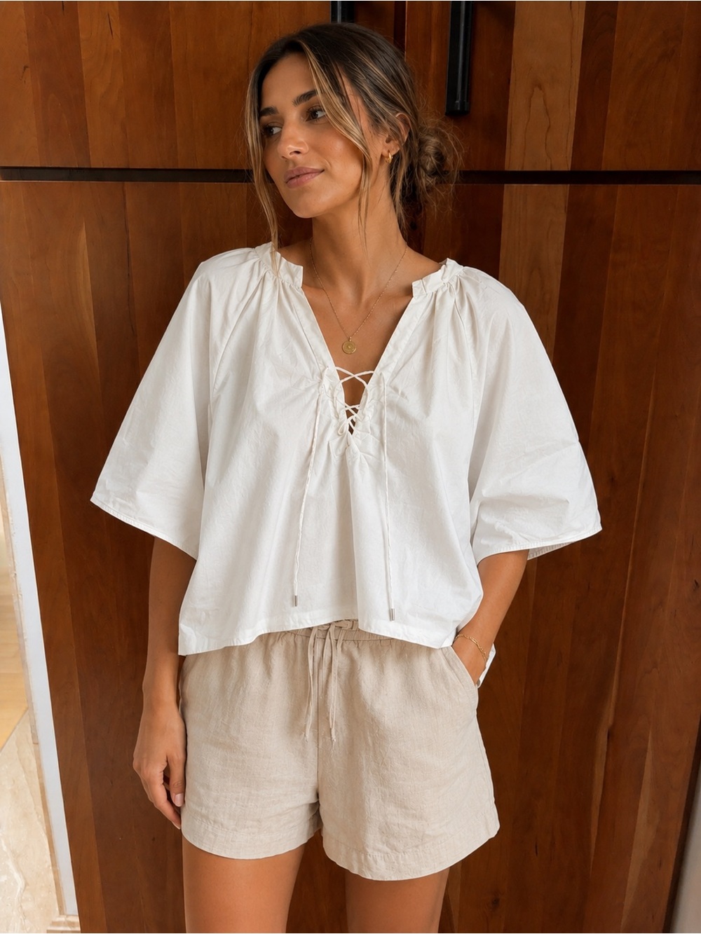 Madewell white boho top XL - Picture 1 of 5